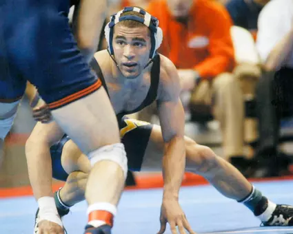 Greg Jones won three national championships during his incredible career with the WVU Wrestling program.