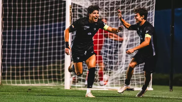 Pablo Pozos celebrates after scoring a goal against Denver
