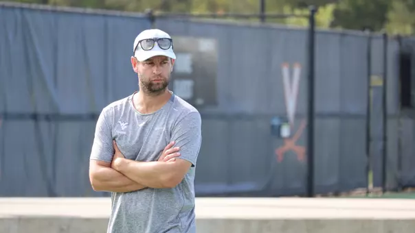 Head Coach Miha Lisac during the 2025 Wahoowa Invitational