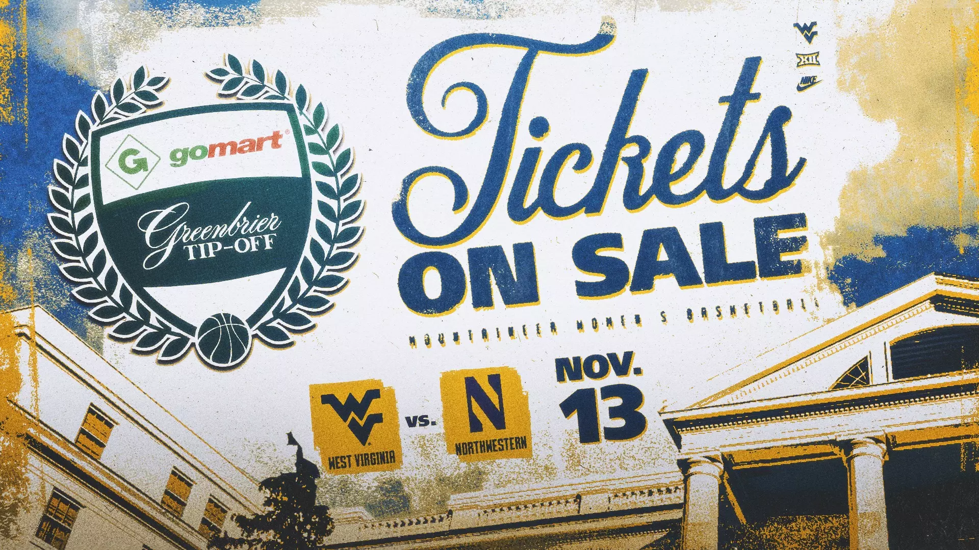 Official image for Tickets for GoMart Greenbrier Tip-Off On Sale Now