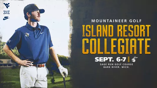 A graphic showing WVU's preview in the Island Resort Collegiate