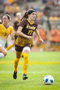 The Wyoming Cowgirl soccer team tied with Northern Iowa 0-0 at the Louis S. Madrid Sports Complex in Laramie on Aug. 24, 2018.