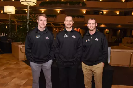 Epps, Marcus and Finalists at 2018 Burlsworth Trophy Ceremony