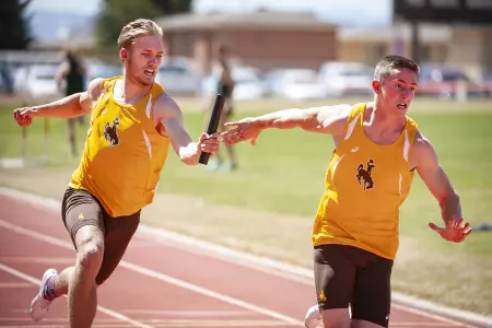 Jackson Wood and Jace Marx relay