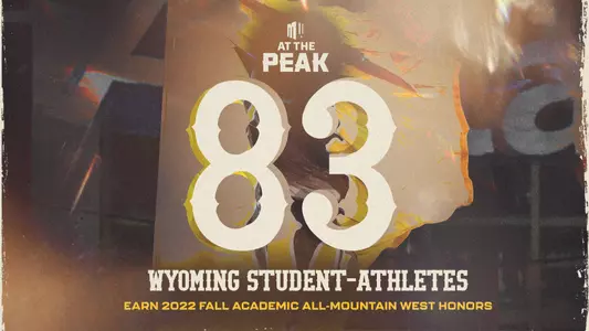 2022 Fall Academic All-Mountain West Conference Graphic