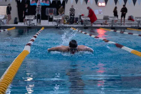 Hannah Giles swimming
