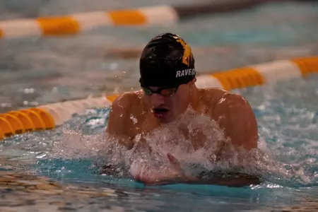 Andrew Ravegum swimming