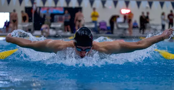 Adam Pannell swimming