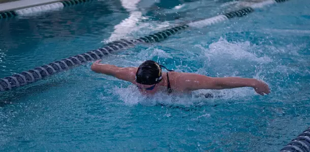 Taylor Cureton swimming