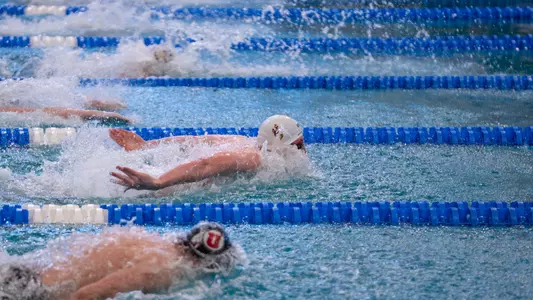 Jackson Kogler swimming in the 200 IM prelims at the 2026 NCAA Championships