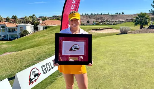 Kiley Reisner won the SUU Lady Thunderbird invite