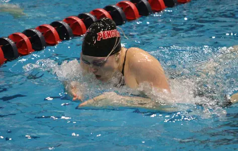 Samantha Roberts does the breaststroke