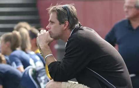Will Lemke coaches from the sideline