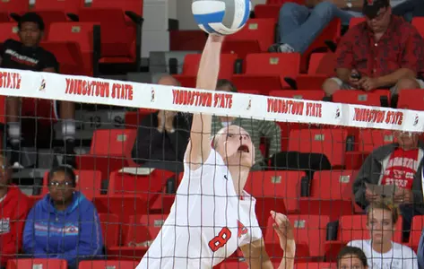 Green Bay's Strong Block Results in Sweep of YSU Image