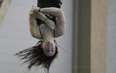 Casey Hill Sets 1-Meter Diving Record at Highlanders Invitational Image