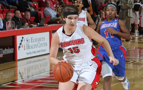 Hot Start to Second Half Leads Penguins Past Ohio, 55-47 Image