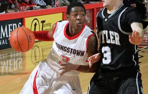 Kendrick Perry drives against a Butler defender