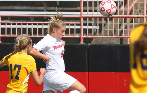 Jade Flory's OT Goal Lifts Soccer Past Wright State, Earn No. 4 Seed in HL Tournament Image