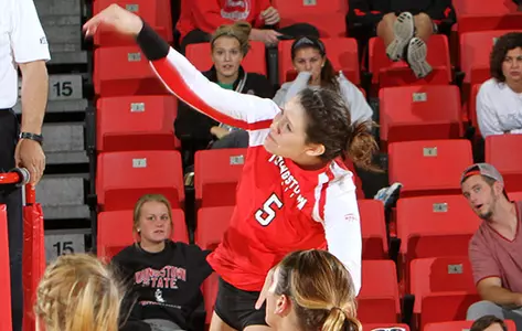 Volleyball Starts Road Trip With Sweep of Wright State Image
