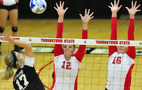 Volleyball Comes Up Short on Johnson's Career Night Image