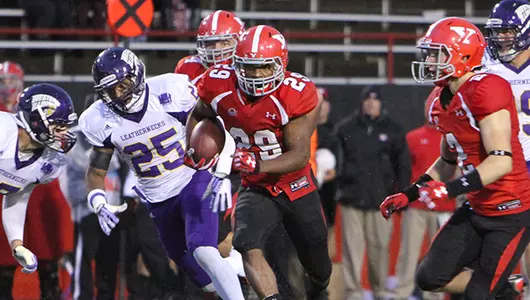 Football Hangs On For 24-14 Win Over Western Illinois Image