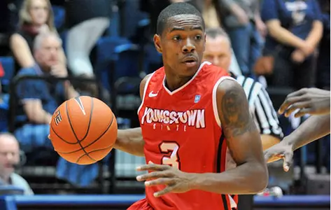 Men's Basketball Drops High-Scoring Affair to Detroit, 88-77 Image