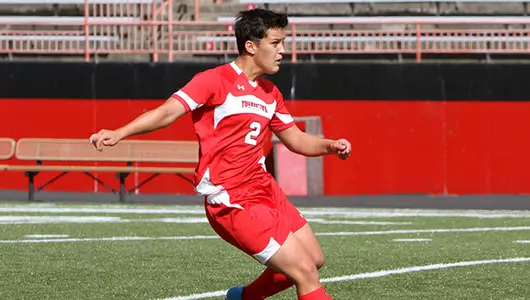 Soccer Knocks Off Duquesne, 2-1, in Exhibition Image