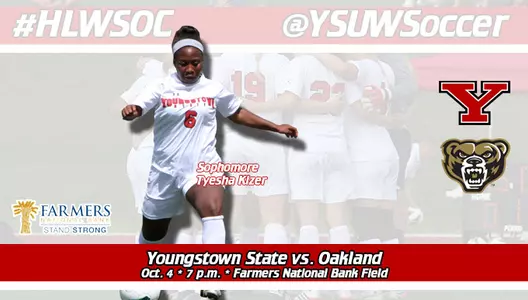 Women's Soccer Hosts Oakland Saturday Night Image