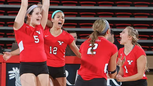 High-Powered Offense Leads YSU Volleyball to Sweep of League-Leading Milwaukee Image