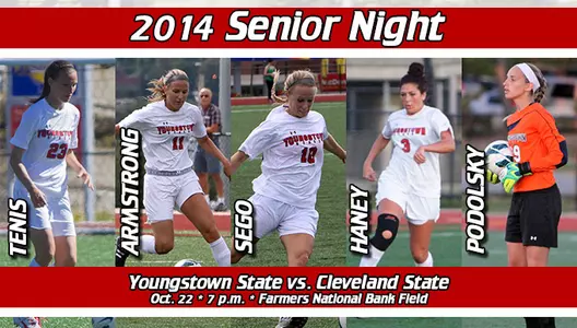 Women's Soccer Hosts Cleveland State on Senior Night Wednesday Image