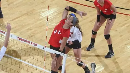 Penguins Win Fifth Straight with Four-Set Victory Over Wright State Image