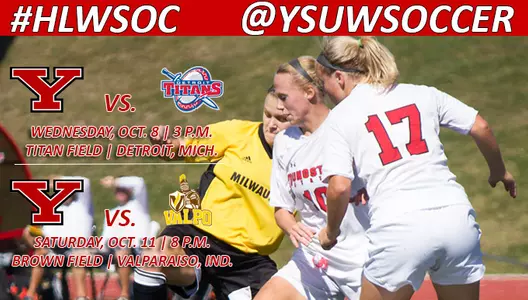 Women's Soccer Preps For Critical Road Matches at Detroit, Valparaiso Image