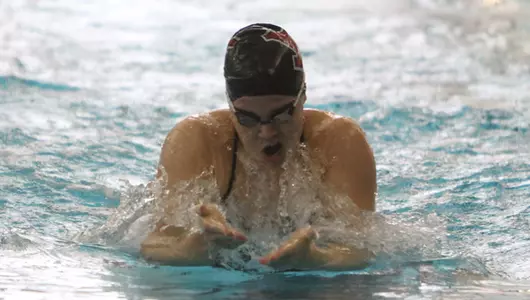 Penguins Swimmers Take On Duquesne; Divers Clash With Clarion Image