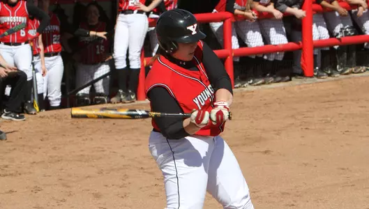 Softball Uses Long Ball to Sweep Detroit, 8-2, 4-2 Image