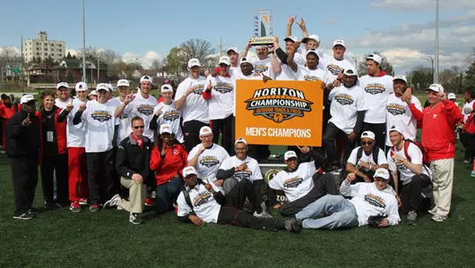 Men Win First-Ever Horizon League Outdoor Championship Title Image