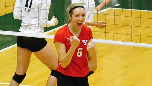 Volleyball Starts 2014 with Sweep of Evansville Image
