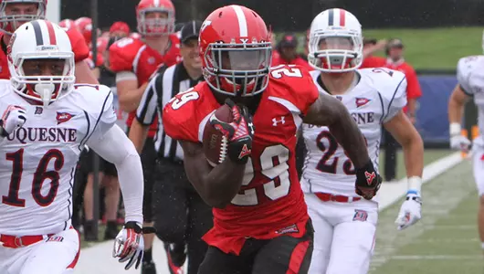 Nania Throws For Career High in 34-23 Win Over Duquesne Image