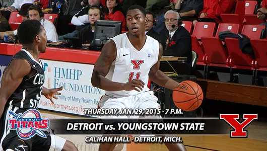 Men's Basketball Visits the Motor City to Take on Detroit Thursday Image