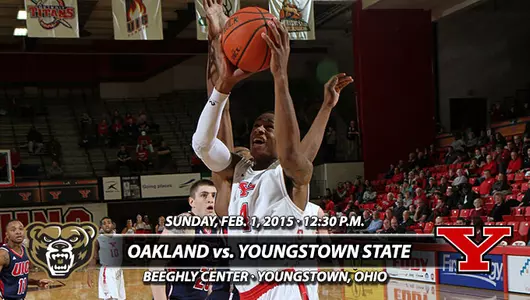 Men's Basketball Hosts Oakland Sunday Afternoon Image