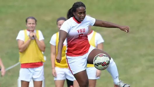 Women's Soccer Comes Back to Beat Detroit, 2-1 Image