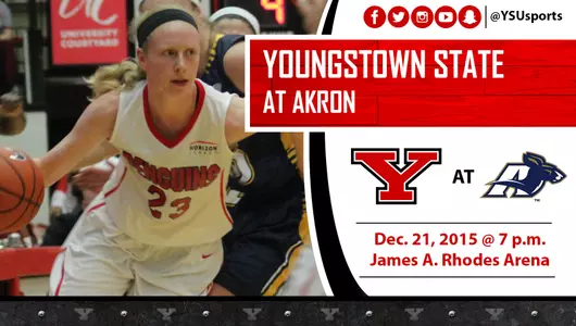 Women's Basketball Heads to Akron Looking for 10th Victory Image