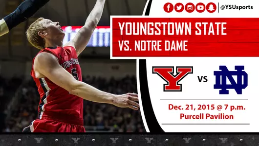 Men's Basketball Closes Out 2015 at Notre Dame Monday Night Image