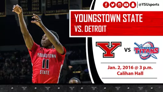 Men's Basketball Opens Horizon League Play at Detroit Saturday Image