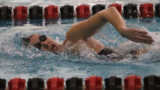 Aranda Places Second, Sets School Mark at HL Championships Image