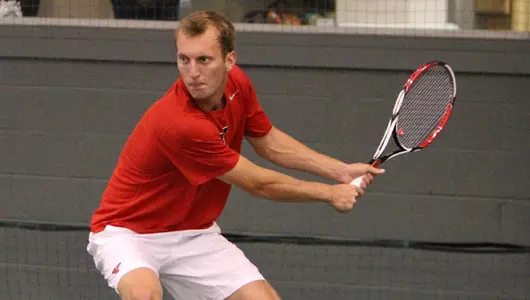 Men's Tennis Opens California Trip With Victory Image