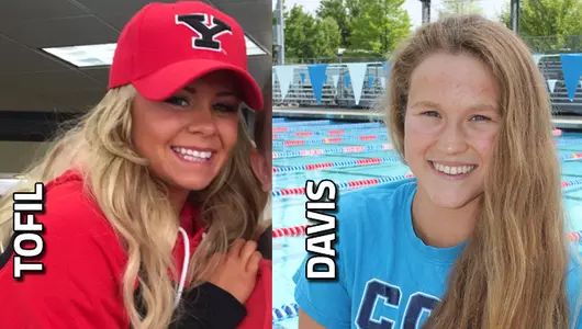 Tofil, Davis Sign With YSU Swimming and Diving Program Image
