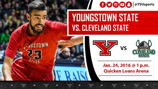 Men's Basketball Takes On Cleveland State Sunday at Quicken Loans Arena Image