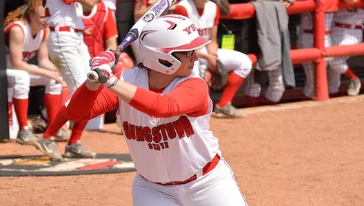 Dowd, Gibson Lead Softball to Split at Charlotte First Pitch Classic Image