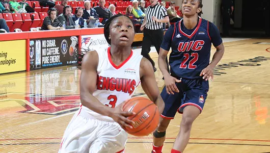 Benjamin, Defense Lead Penguins to 62-41 Win Over UIC Image