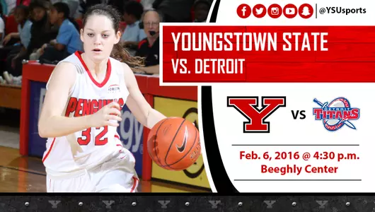 YSU Women Finish Home Stand vs. Detroit on Saturday Image